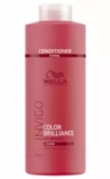 Wella Invigo Brilliance Line - Бальзам для окрашенных жестких волос 1000 мл