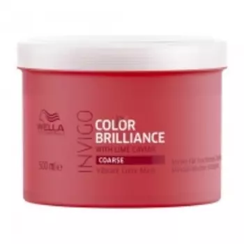 Wella Invigo Brilliance Line - Маска для окрашенных жестких волос 500 мл