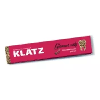 Зубная паста Klatz GLAMOUR ONLY - Для девушек Земляничный смузи без фтора, 75мл