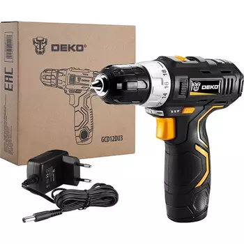 Аккумуляторная дрель-шуруповерт Deko