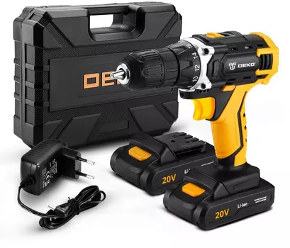 Аккумуляторная дрель-шуруповерт Deko