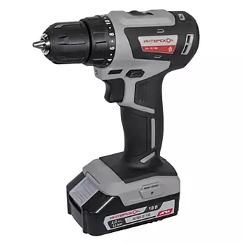 Аккумуляторная дрель-шуруповерт Интерскол