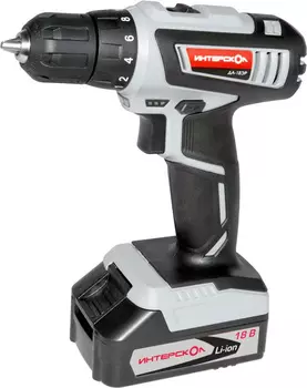 Аккумуляторная дрель-шуруповерт Интерскол