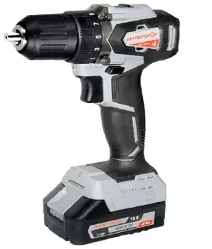 Аккумуляторная дрель-шуруповерт Интерскол
