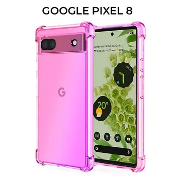 для Google Pixel 8 Mix 1.5мм противоударный Розово фиолетовый