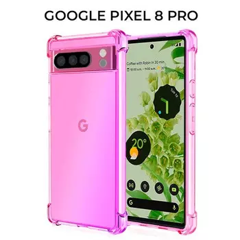 для Google Pixel 8 Pro Mix 1.5мм противоударный Розово фиолетовый