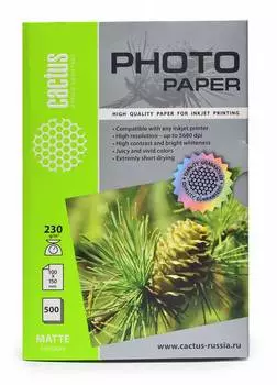 Фотобумага Cactus