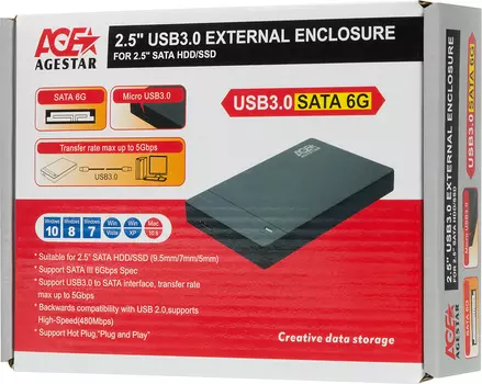 Корпус для HDD SSD Agestar