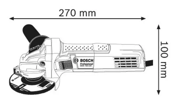 Шлифмашина угловая Bosch