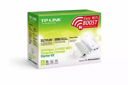 Wi-Fi+Powerline адаптер Tp-Link