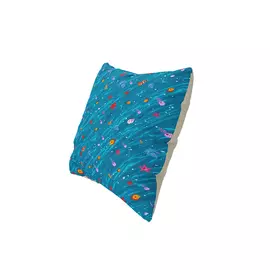 Декоративная подушка Райтон-Natura Большая подушка Отто (Forest Море/Forest Светло-бежевый) 60x60