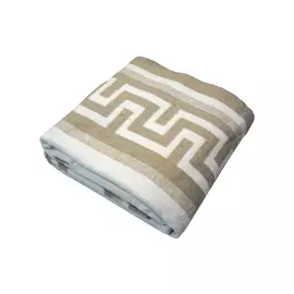 Плед НТК Одеяло-плед байковое Бежевый (Бежевый) 140x200