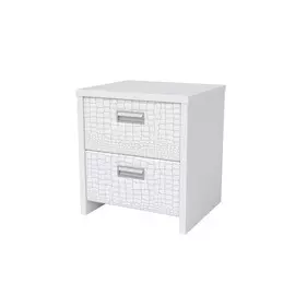 Тумба Орматек Como/Veda (2 ящика) ЛДСП (Белый/Кайман белый) 452x404