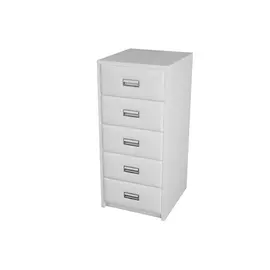 Тумба Орматек Комод Como/Veda (5 ящиков) (Белый/Белый) 50x57