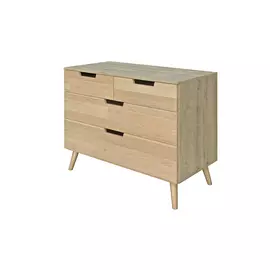 Тумба Райтон Комод Lagom (Дуб Гамильтон/Лак матовый) 100x50