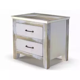 Тумба Райтон-Natura прикроватная Vester Antic (Бентлей Айвори/Белая эмаль с патиной золото (браширование)) 55x40
