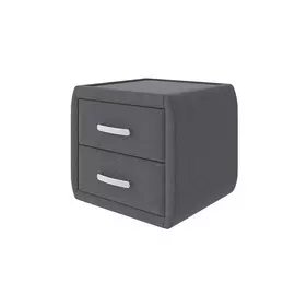 Тумба Райтон прикроватная Comfy 2 (Лама Темно-серый) 51x48