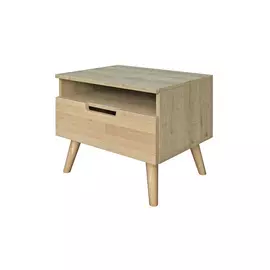 Тумба Райтон прикроватная Lagom (Дуб Гамильтон/Лак матовый) 55x42
