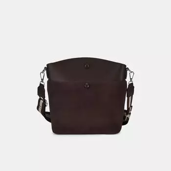 АУГС333900 Сумка женская иск. кожа/замша натур.,270x130x260,серо-коричн