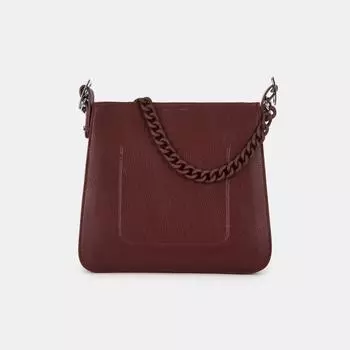 АУГС335000 Сумка женская искусственная ко жа,260x100x230,бордовая