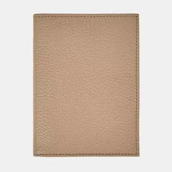 АУГЮ006300 Бумажник водителя женский нату р.кожа,95*127*10,серый