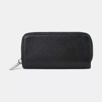 АУГЮ008100 Ключница мужская натуральная кожа,70*130*10,черная