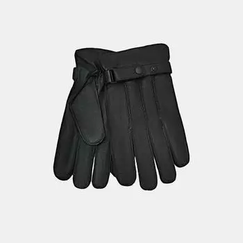 АУГП106700 Перчатки мужские Ralf Ringer натуральная кожа,черные