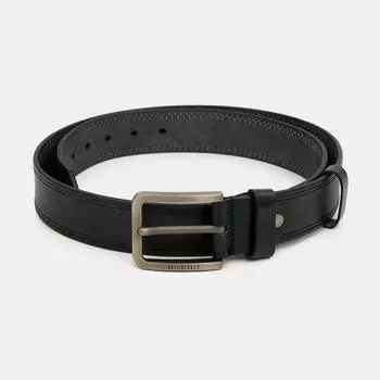 SEVSK05-P-01 Ремень мужской Ralf Ringer,нат ур.кожа,4*110-130см,черный