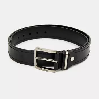 ALEKSIN05-P-01 Ремень мужской Ralf Ringer,нат ур.кожа,3,8*110-130см,черный