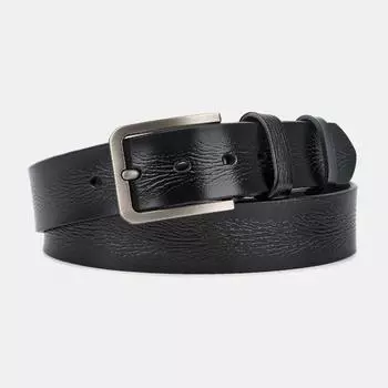 150413P-22169-01 Ремень мужской Ralf Ringer,нат ур.кожа,125х3,4см,черный