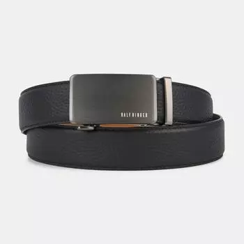 150413P-22269-01 Ремень мужской Ralf Ringer,нат ур.кожа,125х3,5см,черный