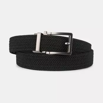 150413P-22346-01 Ремень мужск.Ralf Ringer полиэ стер90%кожа нат10%,120х3,5,чер