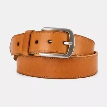 VENICE01-P-10 Ремень мужской Ralf Ringer,нат ур.кожа,3,9*110-130см,рыжий