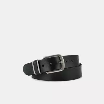 АУГР096500 Ремень мужской Ralf Ringer,нат ур.кожа,130х3,8,черный