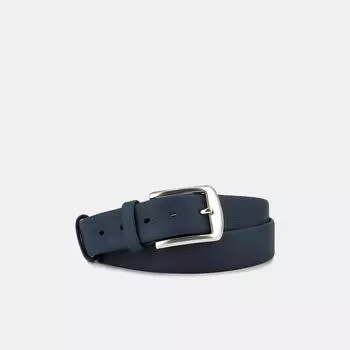 АУГР097000 Ремень мужской Ralf Ringer,нат ур.кожа,130x3,4,синий