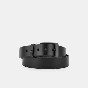 АУГР097800 Ремень мужской Ralf Ringer,нат ур.кожа,130x4,черный