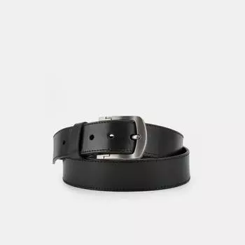 АУГР097900 Ремень мужской Ralf Ringer,нат ур.кожа,130x4,черный