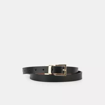 АУГР098600 Ремень женский Ralf Ringer,нат ур.кожа,115х1,8,черн-коричн