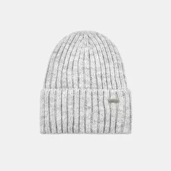 АУГЧ091800 Шапка женская Ralf Ringer 50%шерсть,50%акрил,серая