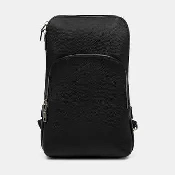 АУГС245100 Сумка мужская нат.кожа 210*310*100 черная