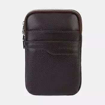 АУГС261100 Сумка мужская натур. кожа 140*210*40 коричневая