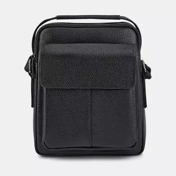 RR-112-603-11-4 Сумка мужская натуральная кожа 210x70x240,черная