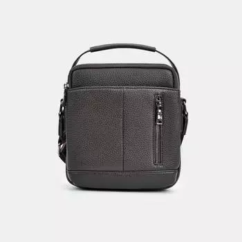 АУГС330400 Сумка мужская экокожа 100% ,200х70х240,коричневая