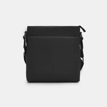 АУГС328000 Сумка мужская,натуральная кожа,240*50*250,черная