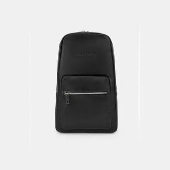 АУГС336200 Рюкзак мужской натуральная ко жа,21х34х6,5, черный