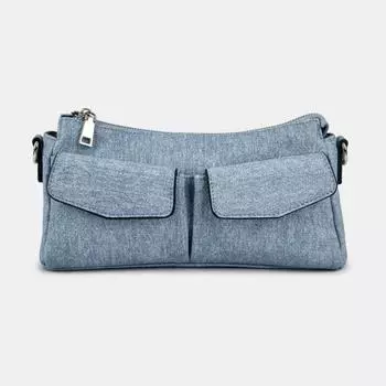 347106/44-02RF Сумка женская Ralf Ringer,иск. кожа 290*80*160,голубая