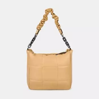 R27376-1/33 Сумка женская, иск.кожа , ,310*100*300,бежевая