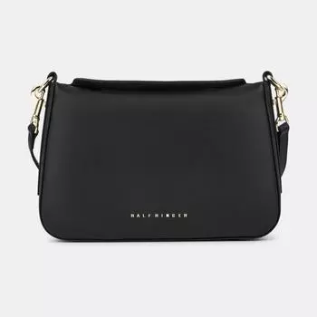 АУГС318800 Сумка женская, натур.кожа 265х52х185,черная