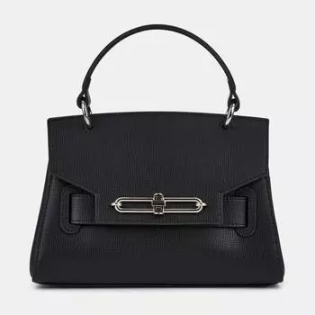 АУГС319600 Сумка женская, натур.кожа 250х100х180,черная