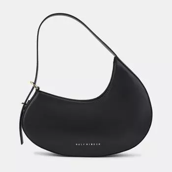 АУГС318300 Сумка женская, натур.кожа 330х60х250,черная